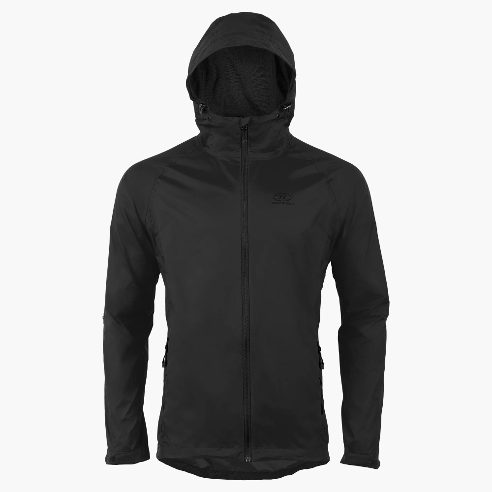 Stow & Go Packaway Jacket Uni Black JAC077-Black jassen online bestellen bij Kathmandu Outdoor & Travel