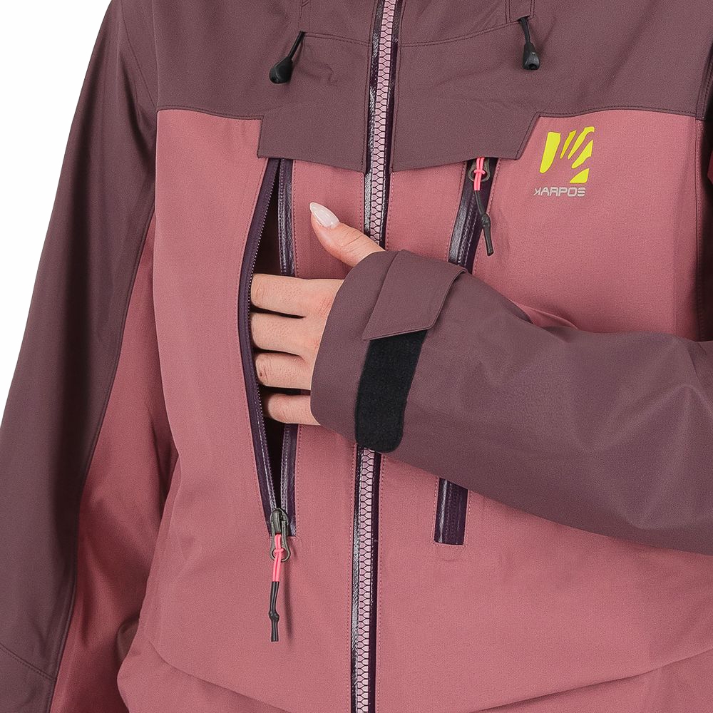 Karpos Midi Shell Jacket Women's Deco Rose/Huckleberry 2512019-31 jassen online bestellen bij Kathmandu Outdoor & Travel