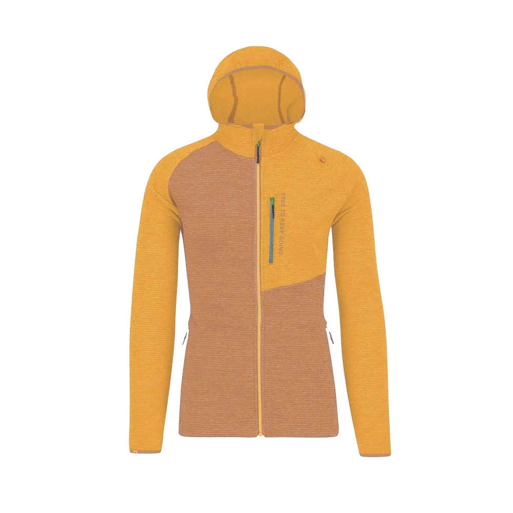 Karpos Camoscio Full Zip Hoodie Nuthatch/Golden 2531055-113 fleeces en truien online bestellen bij Kathmandu Outdoor & Travel