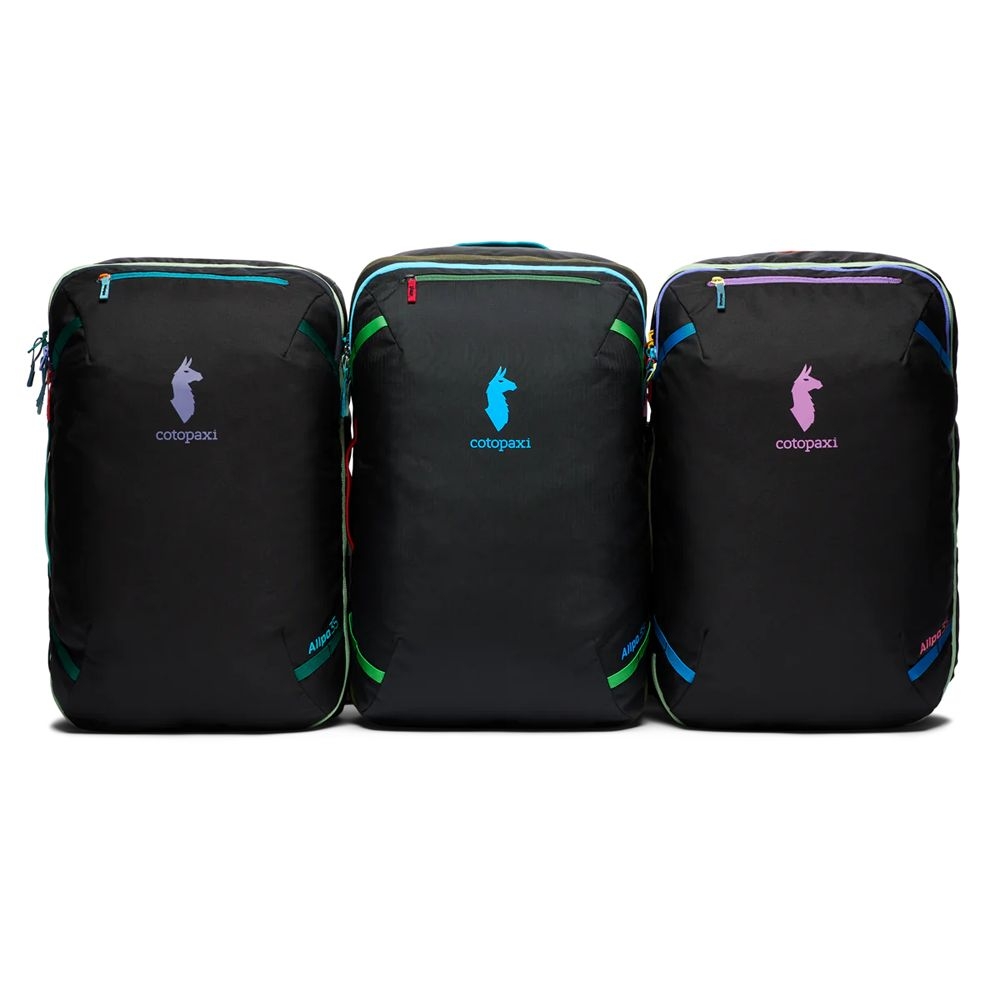 Cotopaxi Allpa 35L Travel Pack Del Dia Dark A35-S25-DDD reistassen online bestellen bij Kathmandu Outdoor & Travel