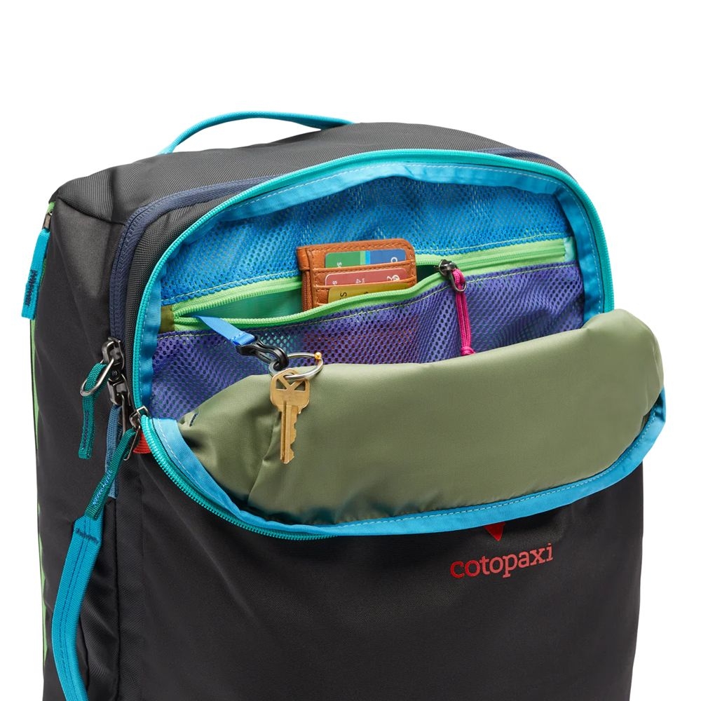 Cotopaxi Allpa 35L Travel Pack Del Dia Dark A35-S25-DDD reistassen online bestellen bij Kathmandu Outdoor & Travel