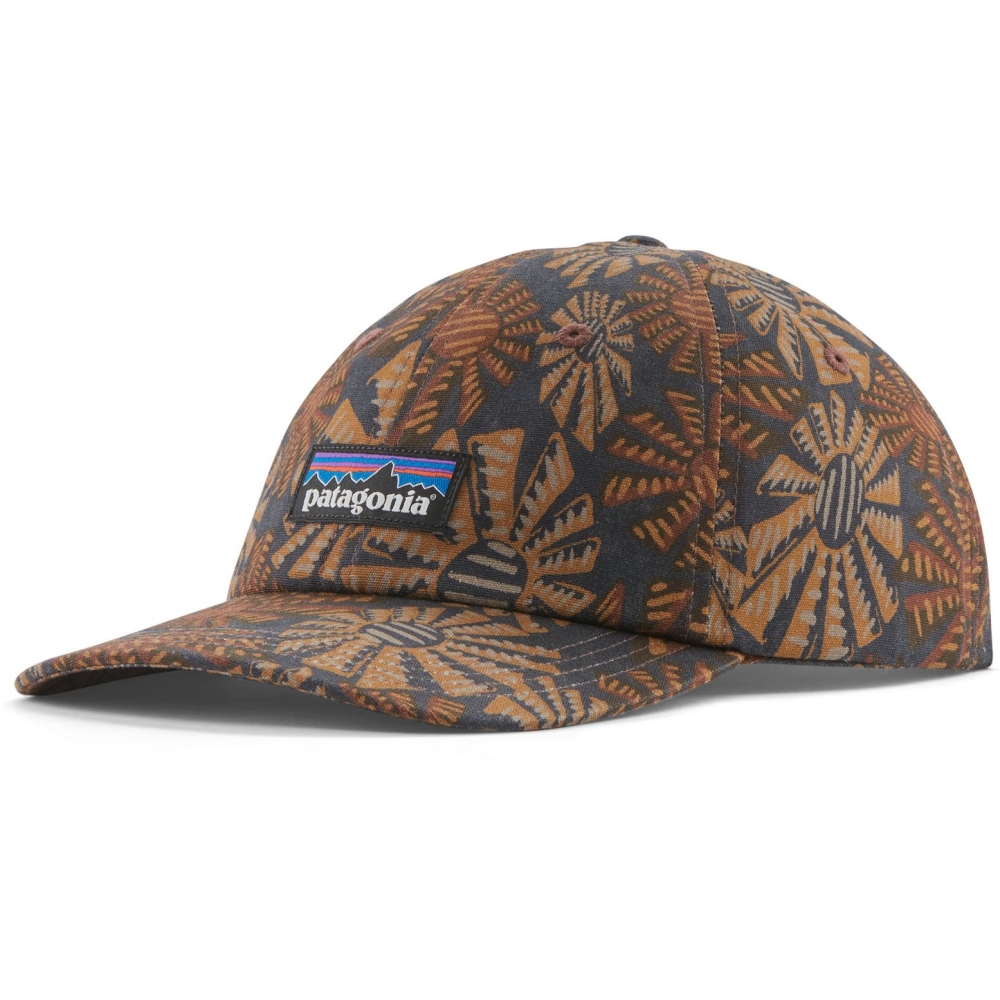 Patagonia P-6 Label Trad Cap Sun Wave: Smolder Blue 38296-SWBE kleding accessoires online bestellen bij Kathmandu Outdoor & Travel