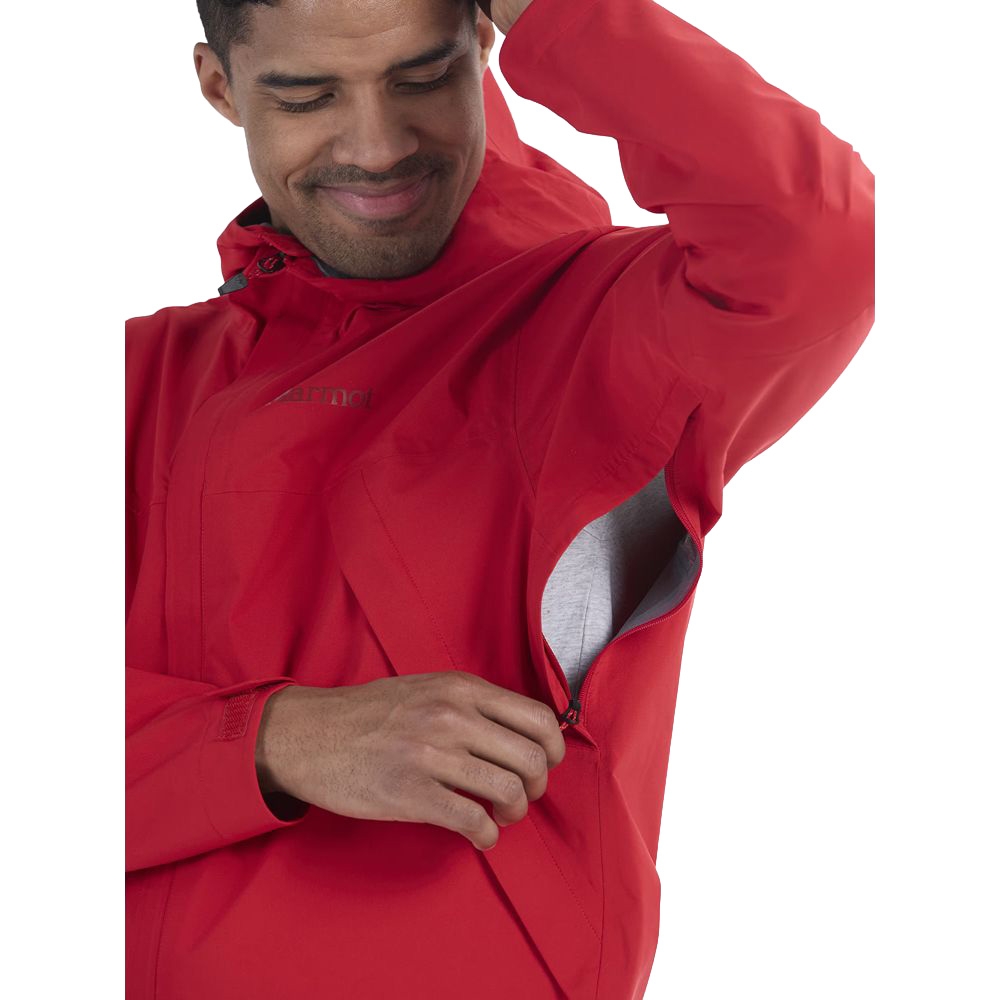 Marmot Precip Eco Pro Jacket Team Red 15884-6278 jassen online bestellen bij Kathmandu Outdoor & Travel