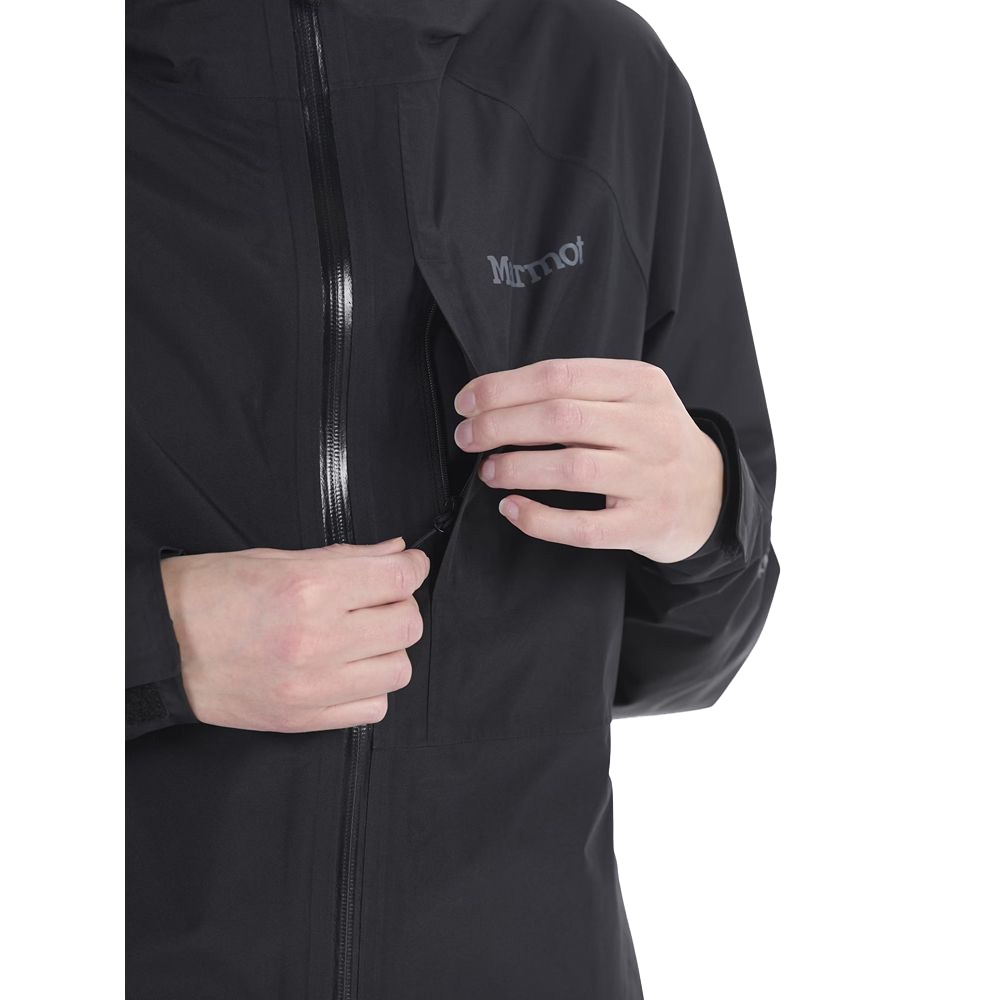 Marmot Waypoint GTX Jacket Women's Black 15781-001 jassen online bestellen bij Kathmandu Outdoor & Travel