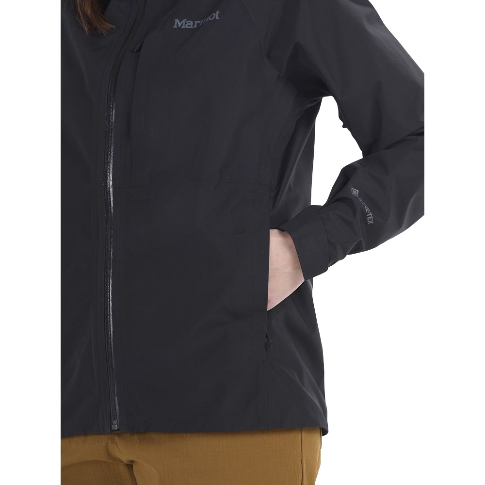Marmot Waypoint GTX Jacket Women's Black 15781-001 jassen online bestellen bij Kathmandu Outdoor & Travel