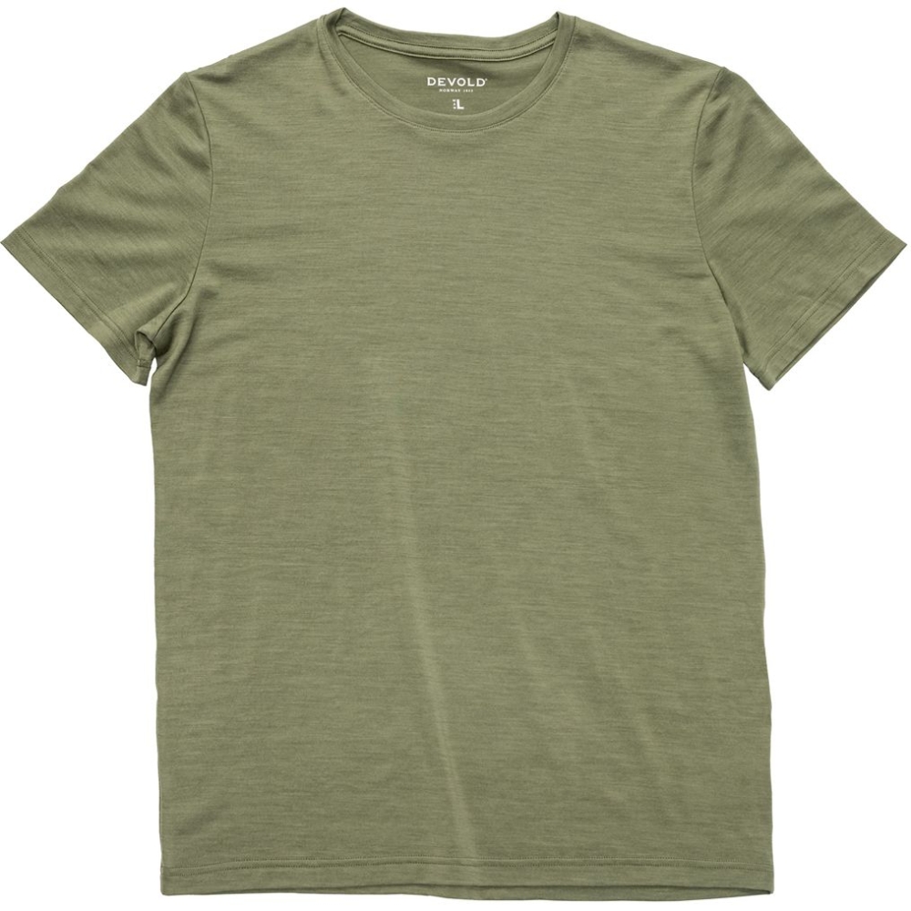 Devold Classic Tee Lichen GO 180 280 C-404A shirts en tops online bestellen bij Kathmandu Outdoor & Travel