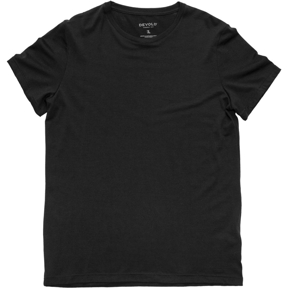 Devold Classic Tee Black GO 180 280 C-950A shirts en tops online bestellen bij Kathmandu Outdoor & Travel