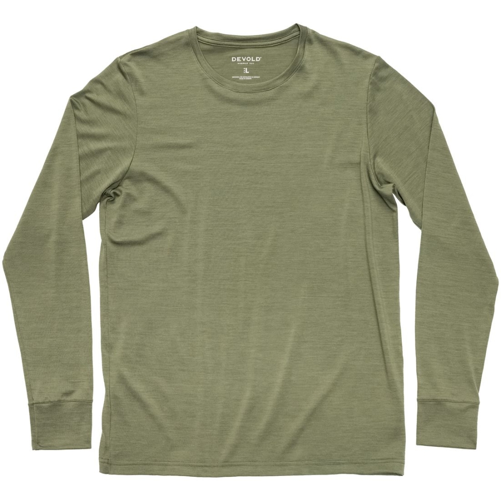 Devold Classic Long Sleeve Lichen GO 180 284 C-404A shirts en tops online bestellen bij Kathmandu Outdoor & Travel