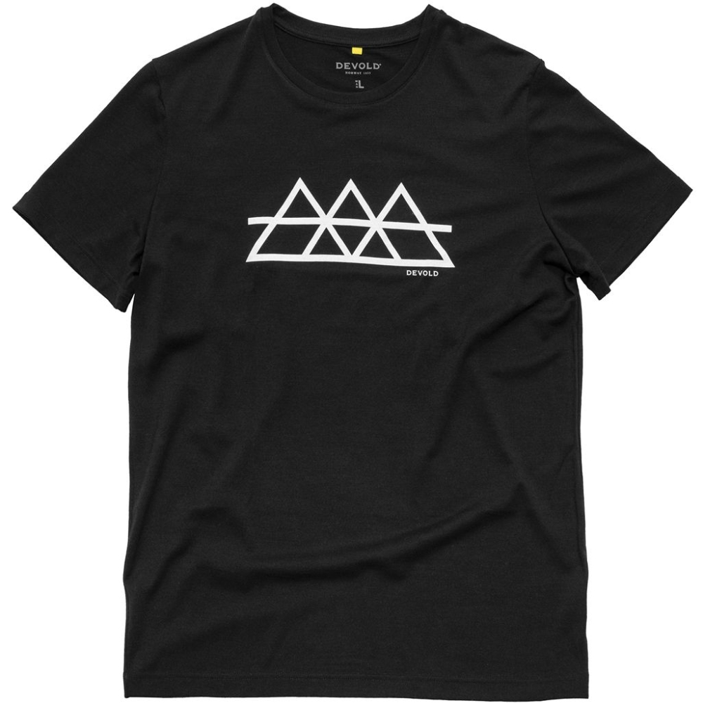 Devold Classic Triple Tee Black GO 180 295 F-950A shirts en tops online bestellen bij Kathmandu Outdoor & Travel