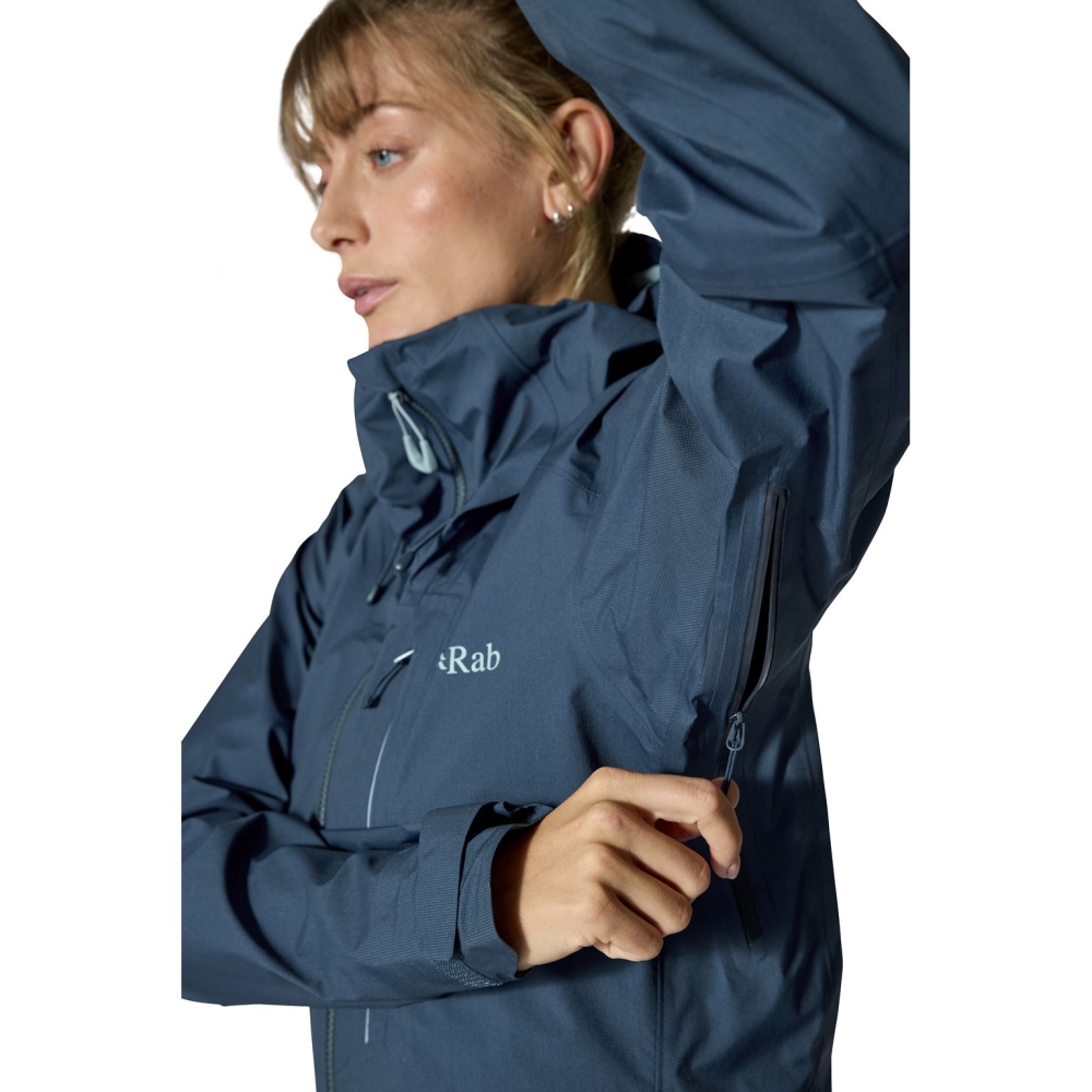 Rab Firewall Alpine Jacket Women's Tempest Blue QWI-10-TMB jassen online bestellen bij Kathmandu Outdoor & Travel