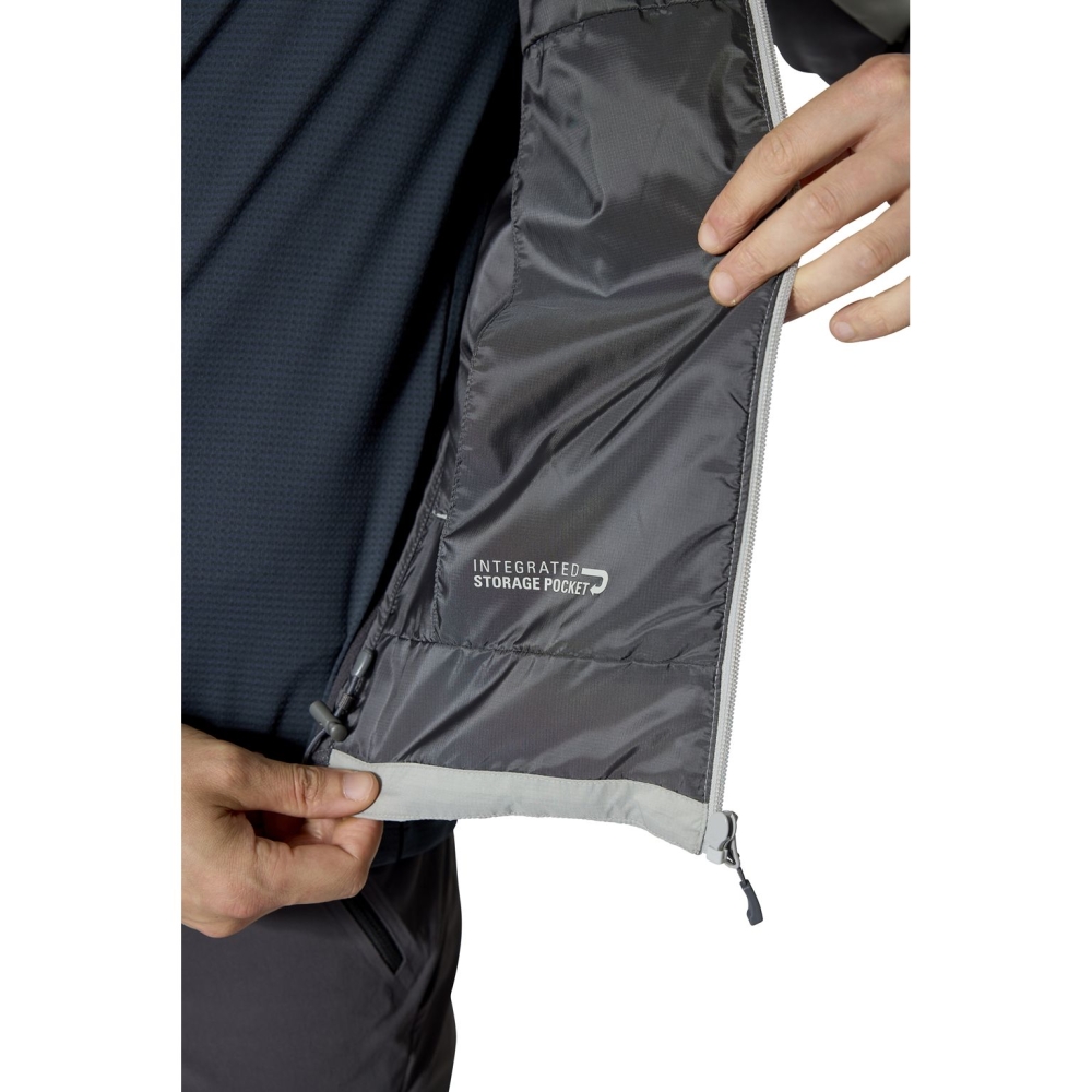 Rab Xenair Alpine Flex Jacket Light Zinc QIP-41-LZN jassen online bestellen bij Kathmandu Outdoor & Travel