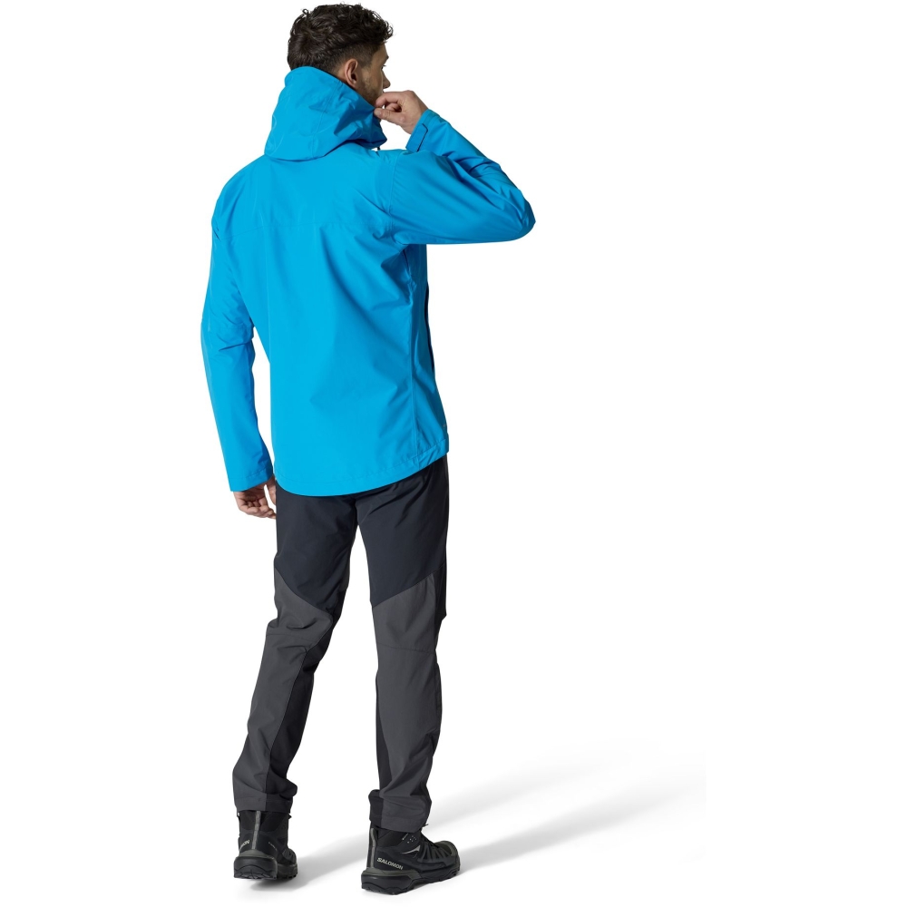 Rab Downpour Jacket Maya Blue QWI-06-MYB jassen online bestellen bij Kathmandu Outdoor & Travel