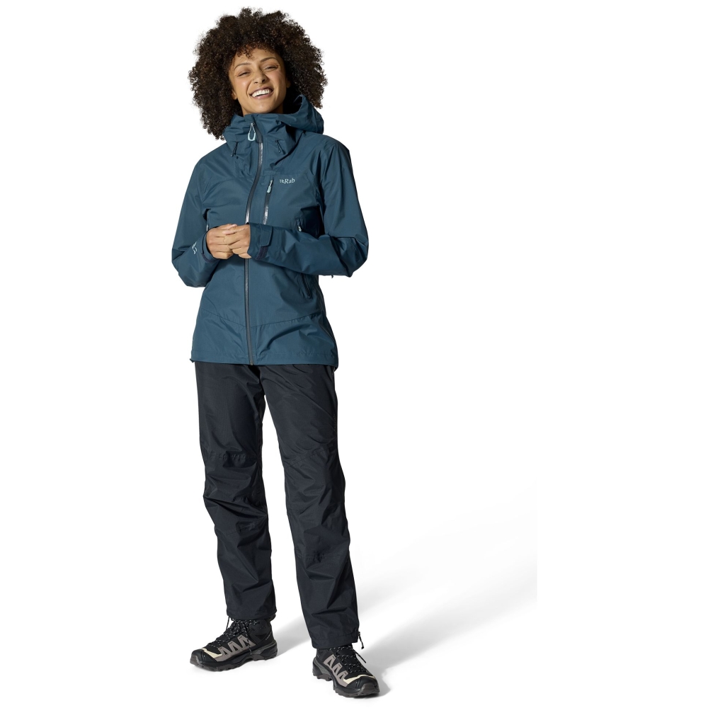 Rab Downpour Mountain Pants Women's Black QWI-14-BLK broeken online bestellen bij Kathmandu Outdoor & Travel