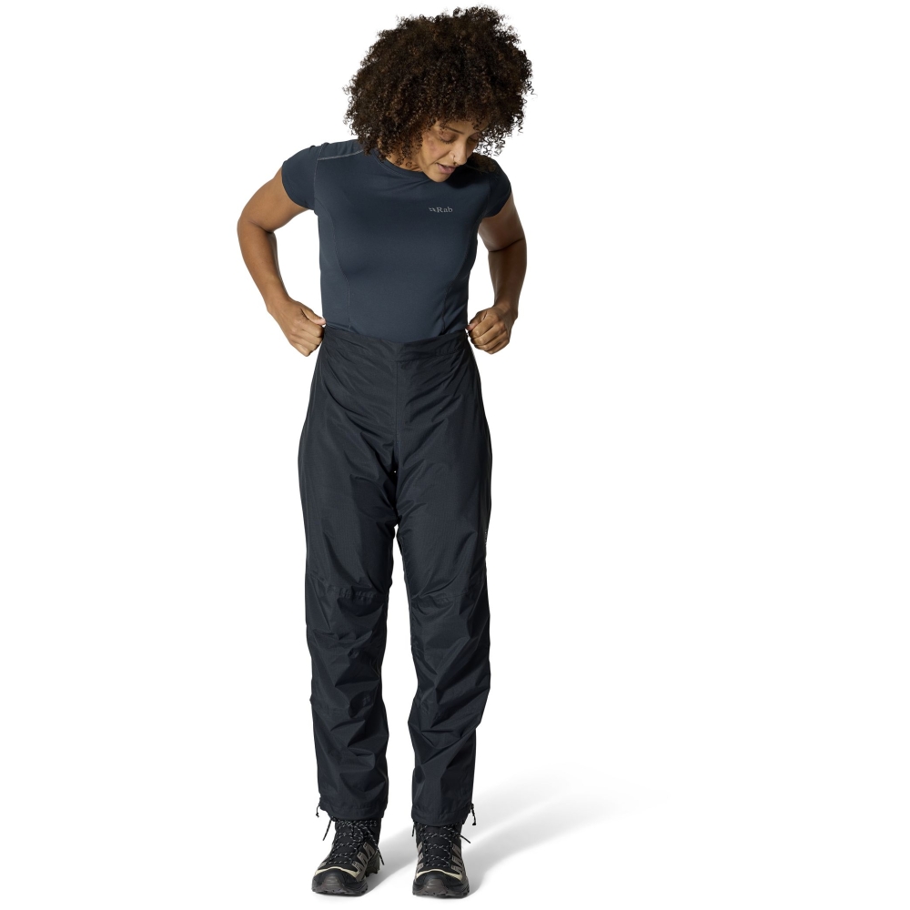 Rab Downpour Mountain Pants Women's Black QWI-14-BLK broeken online bestellen bij Kathmandu Outdoor & Travel