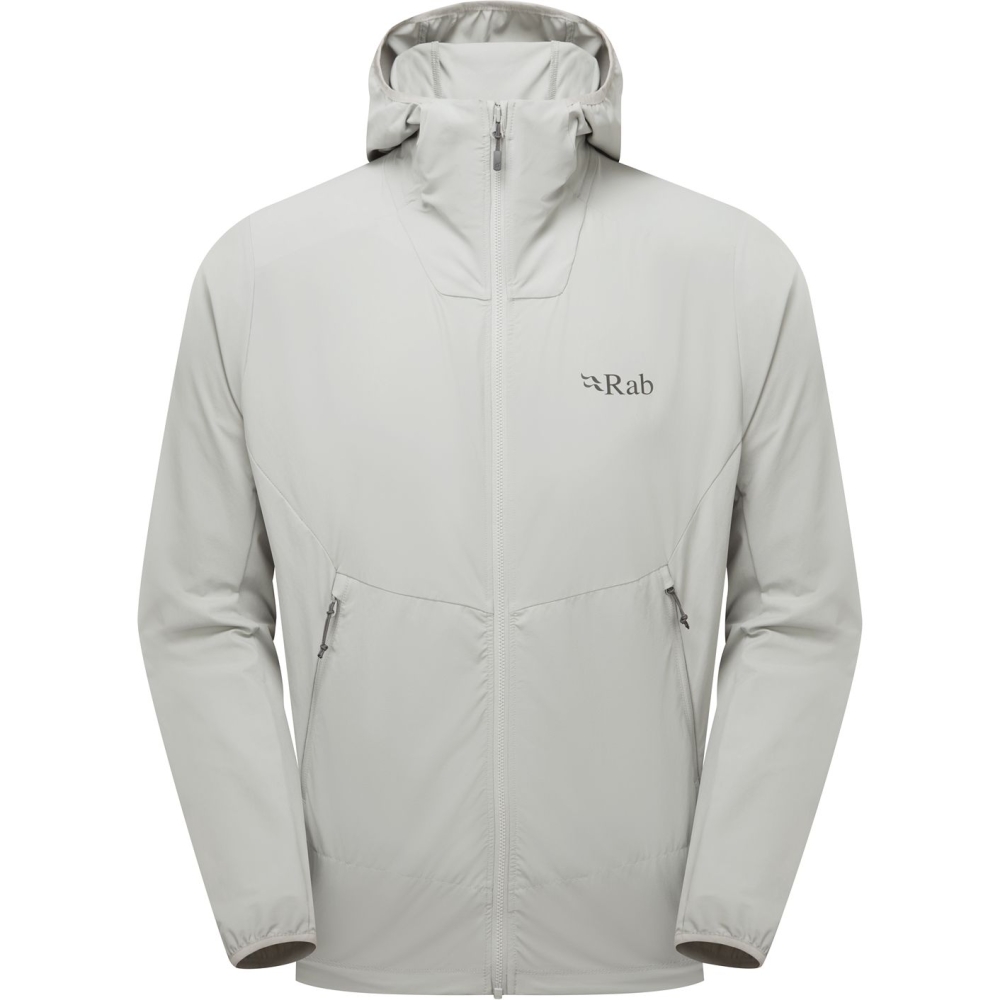 Rab Borealis Hoody Light Zinc QWS-76-LZN jassen online bestellen bij Kathmandu Outdoor & Travel