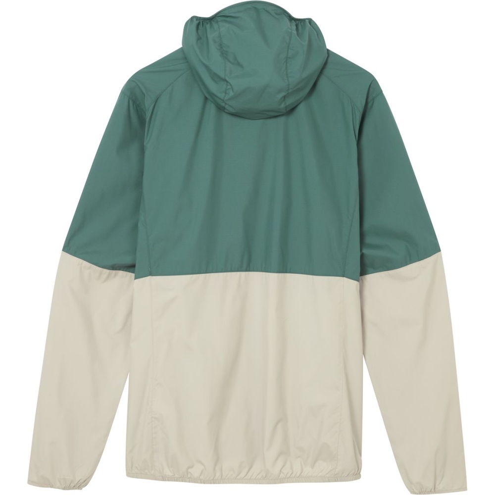 Rab Windgather Hoody Sage/Pebble QWS-84-SPL jassen online bestellen bij Kathmandu Outdoor & Travel