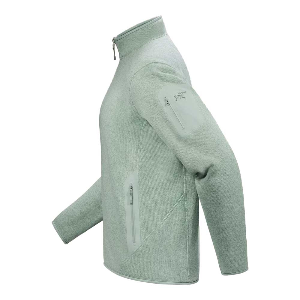 Arc'teryx Covert Cardigan Stone Green Heather 8884-021915 fleeces en truien online bestellen bij Kathmandu Outdoor & Travel