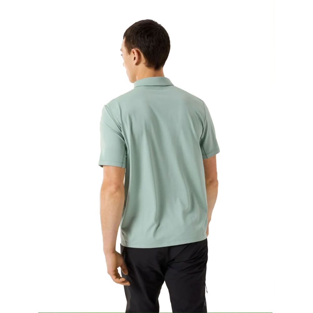 Arc'teryx Cormac Polo SS Stone Green Heather 9705-021915 shirts en tops online bestellen bij Kathmandu Outdoor & Travel