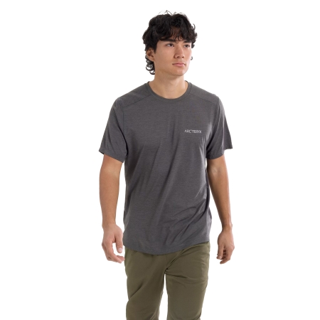 Arc'teryx  Cormac Arc'Bird Logo SS Black Heather