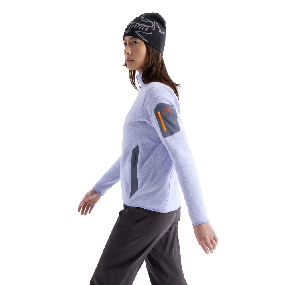 Arc'teryx Covert Cardigan Women's Twilight Trail Heather 5715-021999 fleeces en truien online bestellen bij Kathmandu Outdoor & Travel