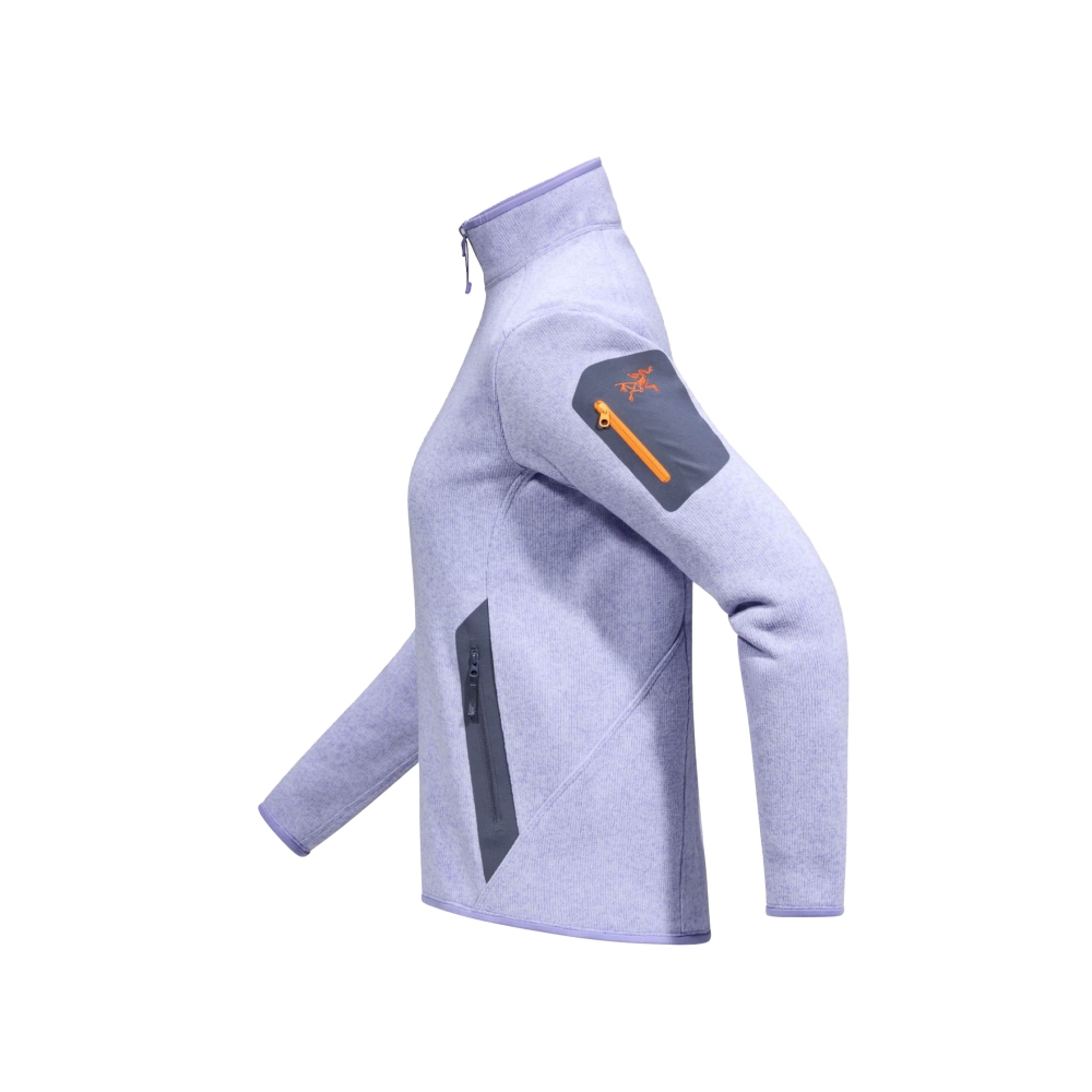 Arc'teryx Covert Cardigan Women's Twilight Trail Heather 5715-021999 fleeces en truien online bestellen bij Kathmandu Outdoor & Travel