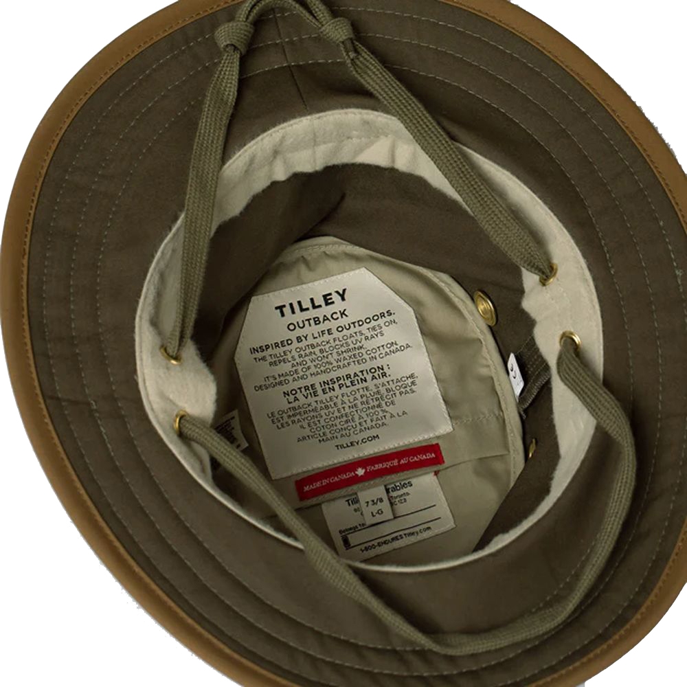 Tilley The Outback TWC7 Green/British Tan HT7008-541 kleding accessoires online bestellen bij Kathmandu Outdoor & Travel