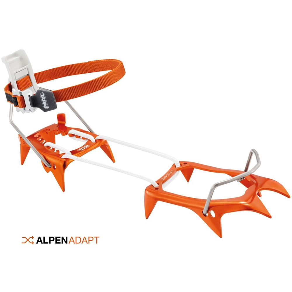 Petzl Leopard Flexlock Oranje U004BA00 ijsklimmen en stijgijzers online bestellen bij Kathmandu Outdoor & Travel