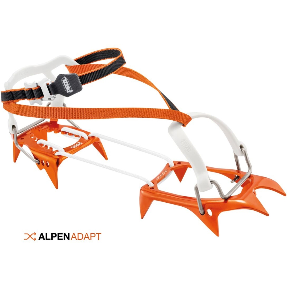 Petzl Leopard Flexlock Oranje U004BA00 ijsklimmen en stijgijzers online bestellen bij Kathmandu Outdoor & Travel