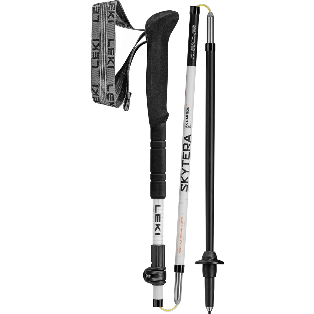 Leki Skytera FX Carbon SL White/Black/Orange LT65520661 wandelstokken en gamaschen online bestellen bij Kathmandu Outdoor & Travel