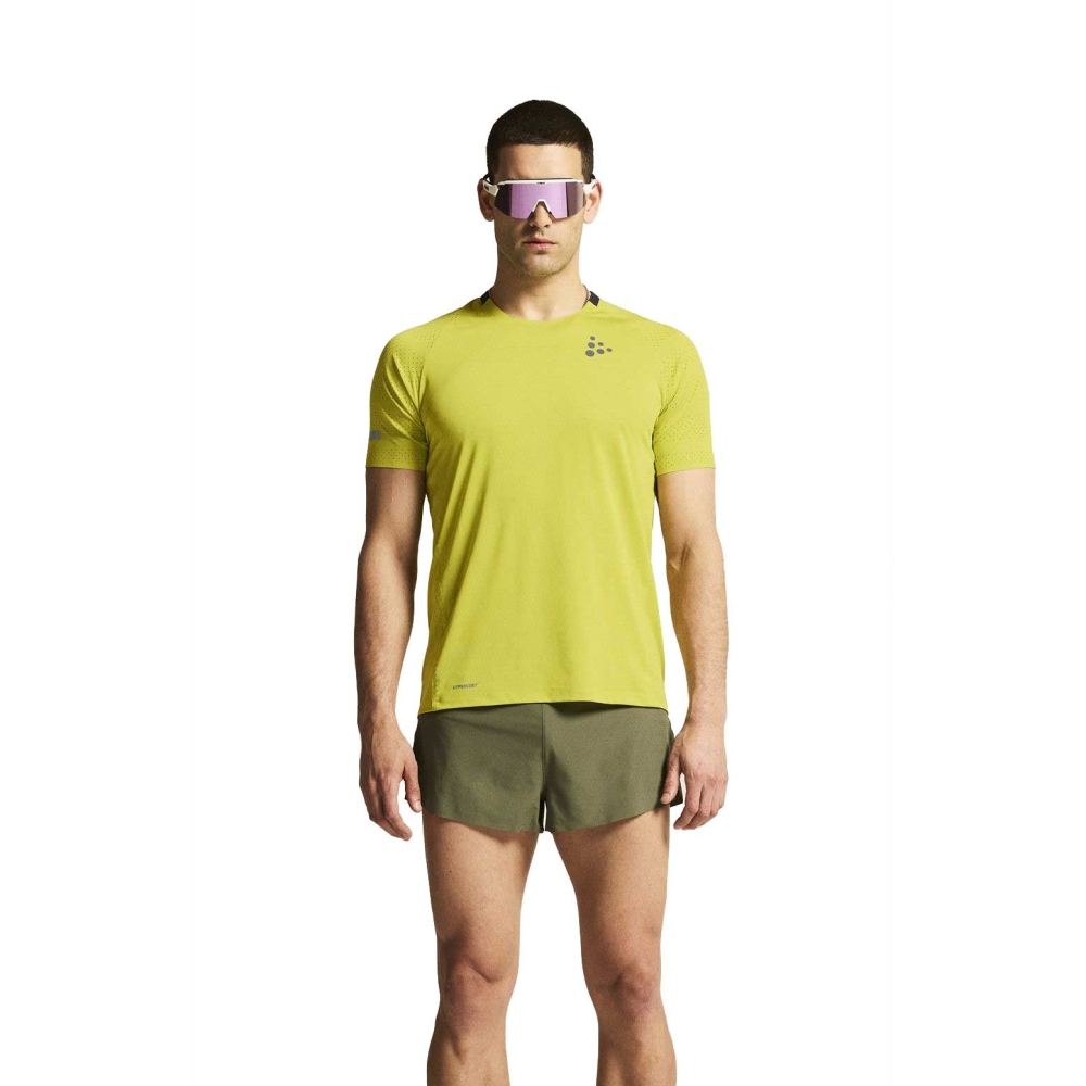 Craft Pro Hypervent Tee 2 Pear 1914589-628000 shirts en tops online bestellen bij Kathmandu Outdoor & Travel