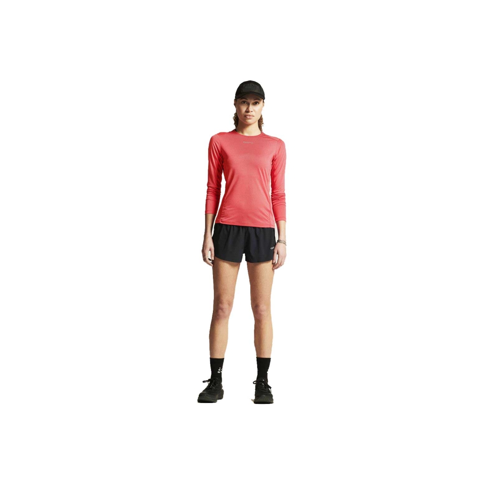 Craft Adv Essence LS Tee 2 Women's Cheer 1914797-444000 shirts en tops online bestellen bij Kathmandu Outdoor & Travel