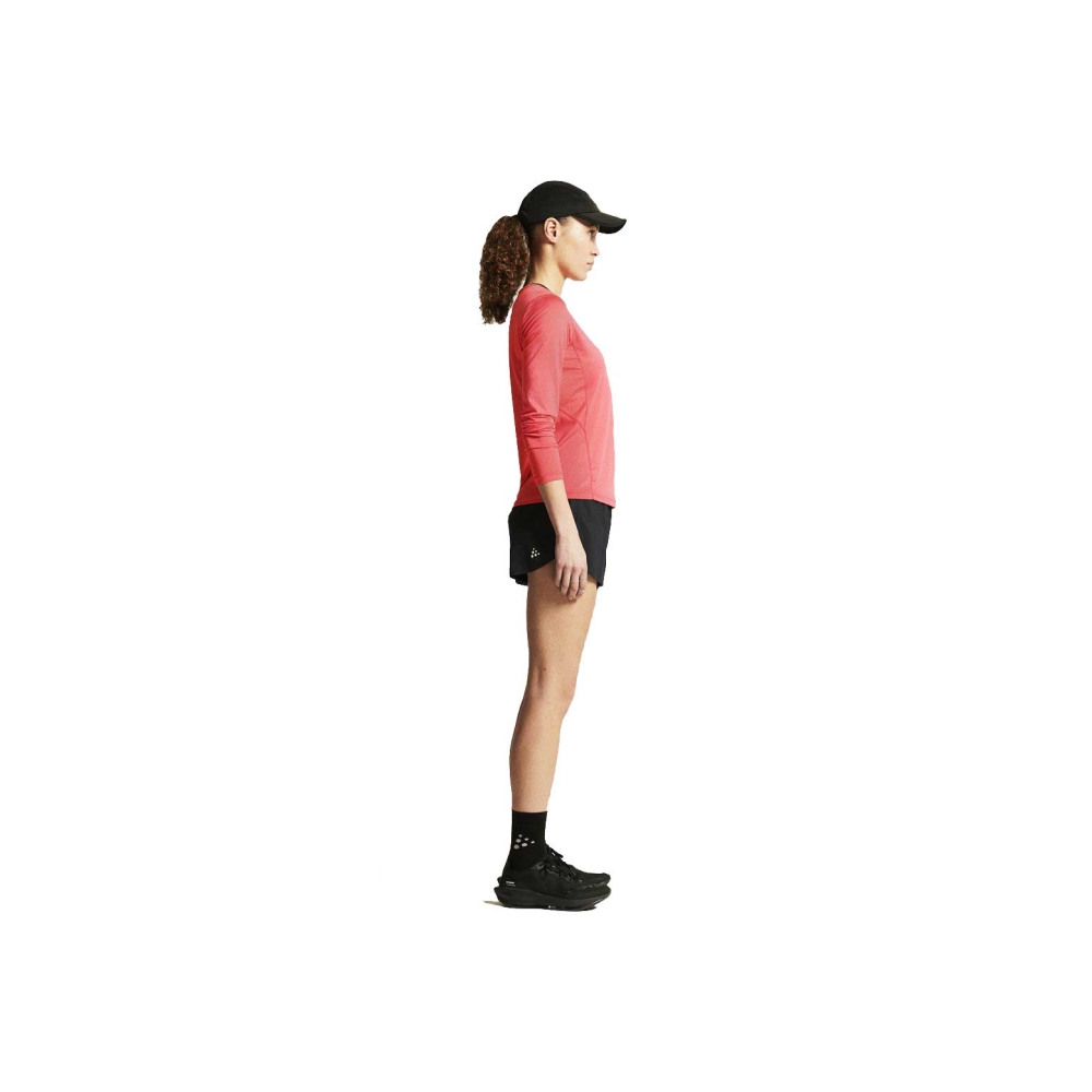 Craft Adv Essence LS Tee 2 Women's Cheer 1914797-444000 shirts en tops online bestellen bij Kathmandu Outdoor & Travel