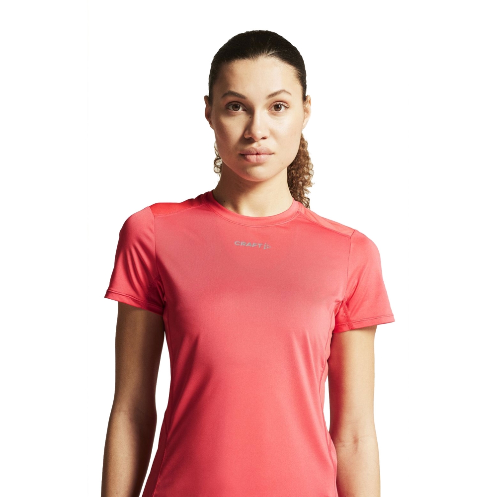 Craft Adv Essence SS Tee 2 Women's Cheer 1914798-444000 shirts en tops online bestellen bij Kathmandu Outdoor & Travel