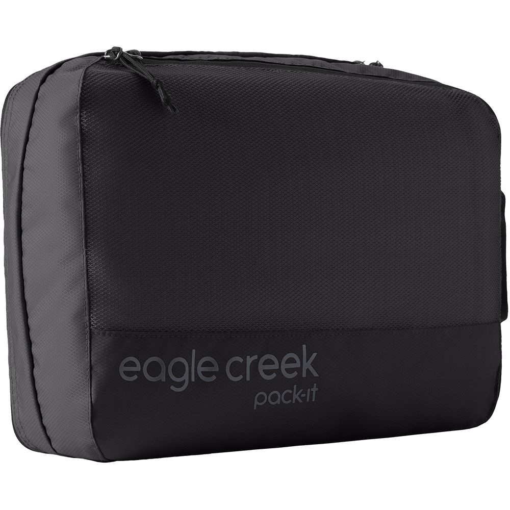 Eagle Creek Pack-It Reveal Clean/Dirty Cube M Black EC040414010 reisaccessoires online bestellen bij Kathmandu Outdoor & Travel