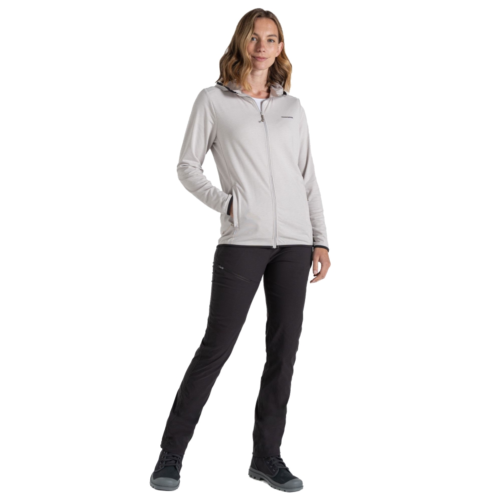 Craghoppers NosiLife Afia Hooded Jacket Women's Light Grey Marl CWT1370-QAL fleeces en truien online bestellen bij Kathmandu Outdoor & Travel