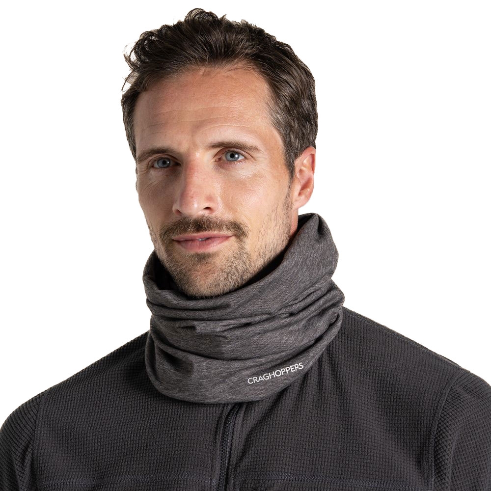 Craghoppers NosiLife Tube Scarf II Black Pepper Marl CUC403-1MN kleding accessoires online bestellen bij Kathmandu Outdoor & Travel