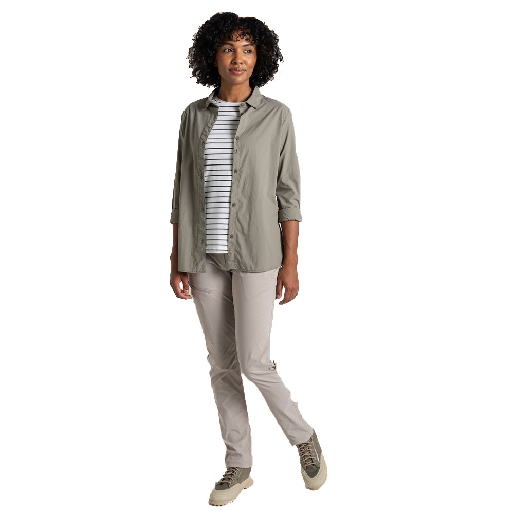 Craghoppers NosiLife Freeda Long Sleeved Shirt Women's Vert CWS543-VRT shirts en tops online bestellen bij Kathmandu Outdoor & Travel