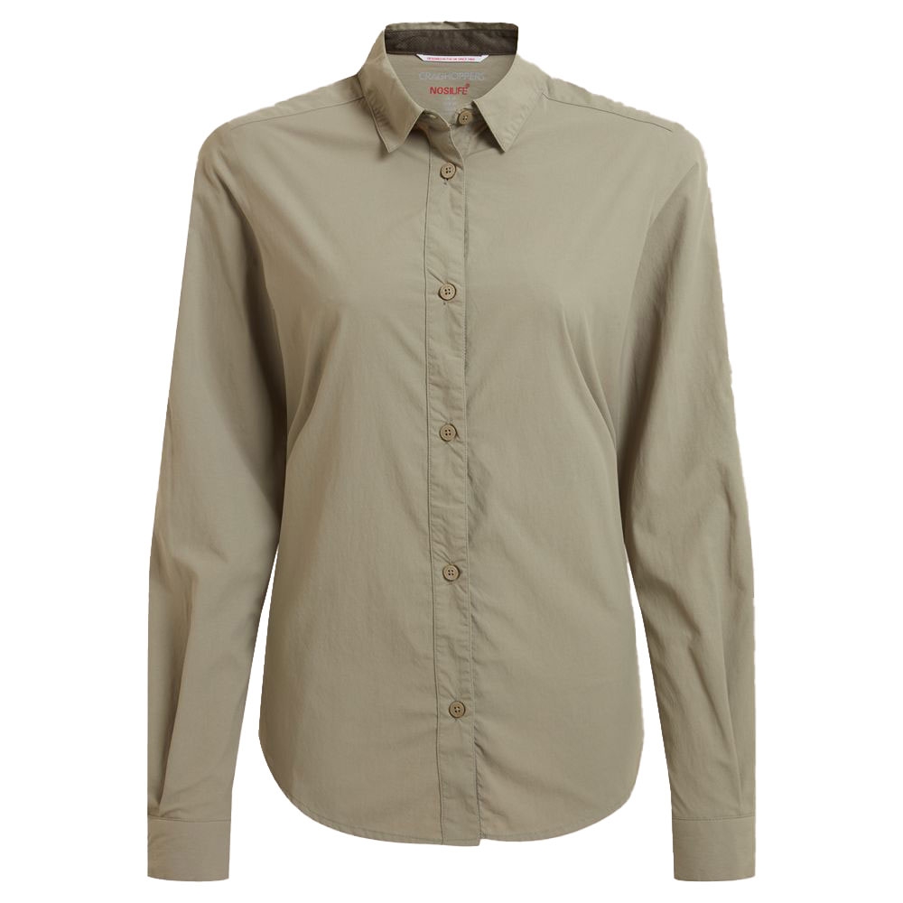 Craghoppers NosiLife Freeda Long Sleeved Shirt Women's Vert CWS543-VRT shirts en tops online bestellen bij Kathmandu Outdoor & Travel