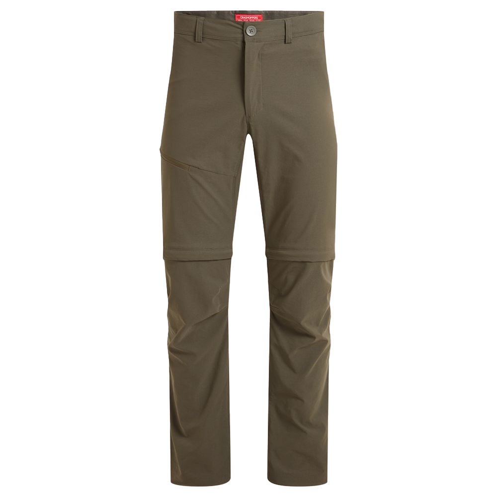 Craghoppers NosiLife Pro Convertible Trouser III Regular Woodland Green CMJ645-J77 broeken online bestellen bij Kathmandu Outdoor & Travel