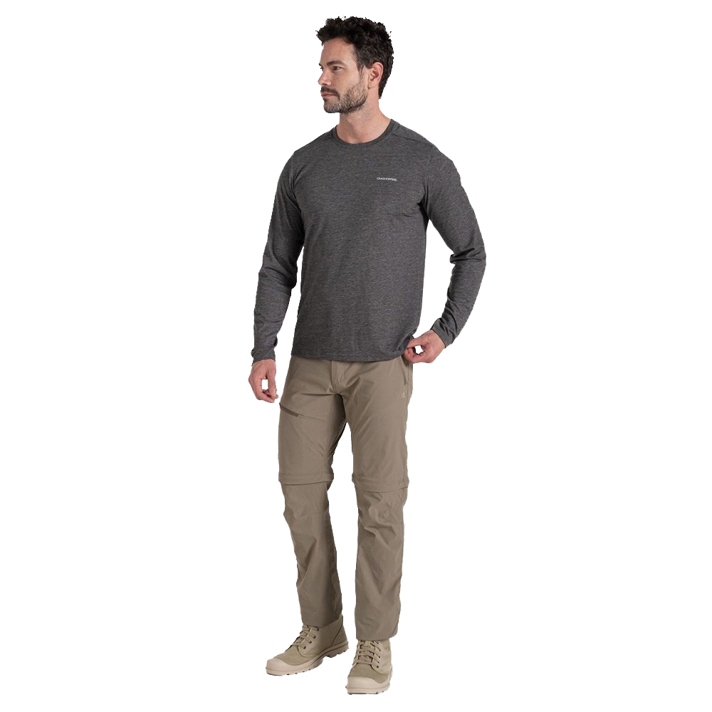 Craghoppers NosiLife Pro Convertible Trouser III Regular Pebble CMJ645-62A-R broeken online bestellen bij Kathmandu Outdoor & Travel