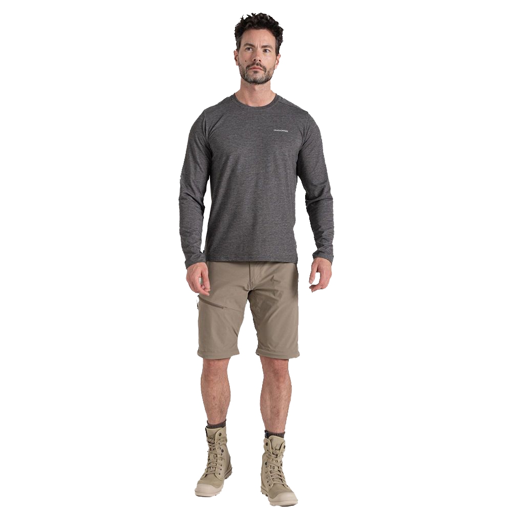 Craghoppers NosiLife Pro Convertible Trouser III Regular Pebble CMJ645-62A-R broeken online bestellen bij Kathmandu Outdoor & Travel