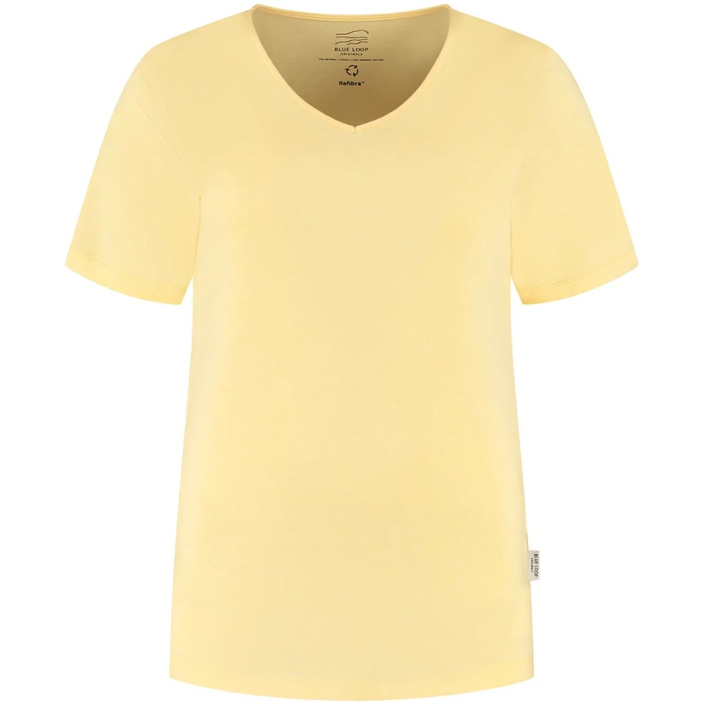 Blue Loop Originals Refibra Loose Fit V-neck Tshirt Women's Impala W-RLF014-25-B325 shirts en tops online bestellen bij Kathmandu Outdoor & Travel