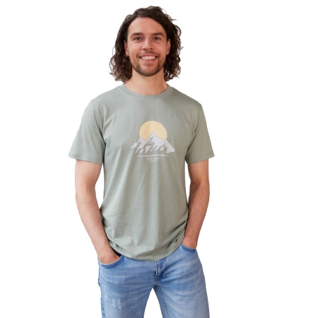 Blue Loop Originals  Refibra Sundown Tshirt  Iceberg Green
