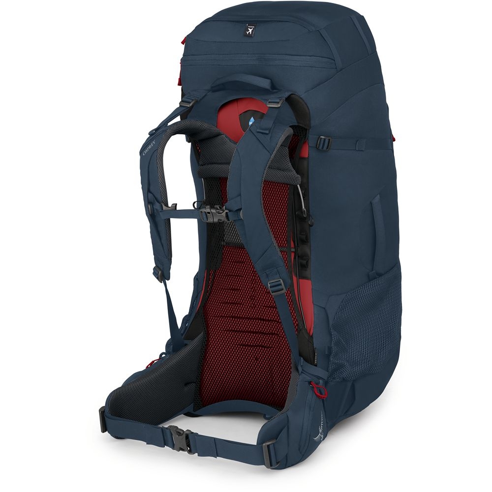 Osprey Farpoint Trek 75 Muted Space Blue 10003694 reistassen online bestellen bij Kathmandu Outdoor & Travel