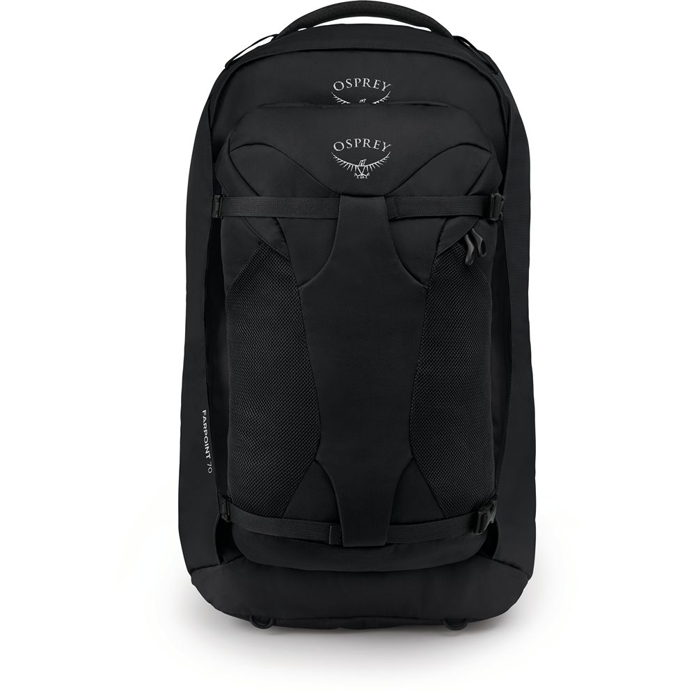 Osprey Farpoint 70 Black 10003322 reistassen online bestellen bij Kathmandu Outdoor & Travel