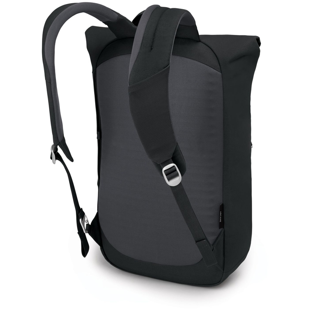 Osprey Arcane Roll Top Pack Black 10006544 dagrugzakken online bestellen bij Kathmandu Outdoor & Travel