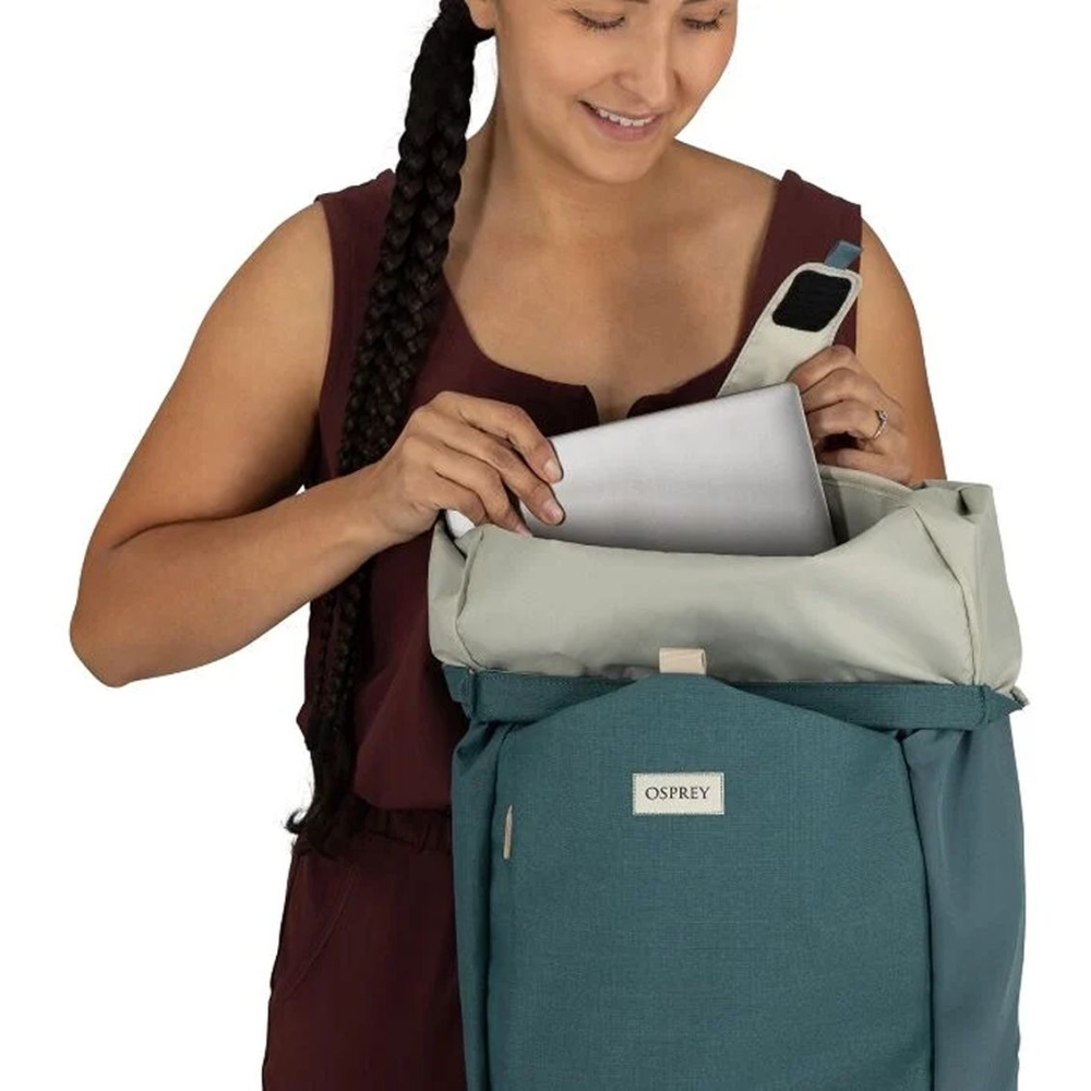 Osprey Arcane Roll Top Pack Cascade Blue 10006547 dagrugzakken online bestellen bij Kathmandu Outdoor & Travel