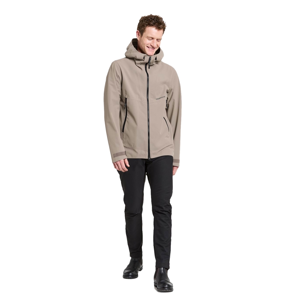 Didriksons Basil usx Jacket 4 Ash Brown 505176-F04 jassen online bestellen bij Kathmandu Outdoor & Travel