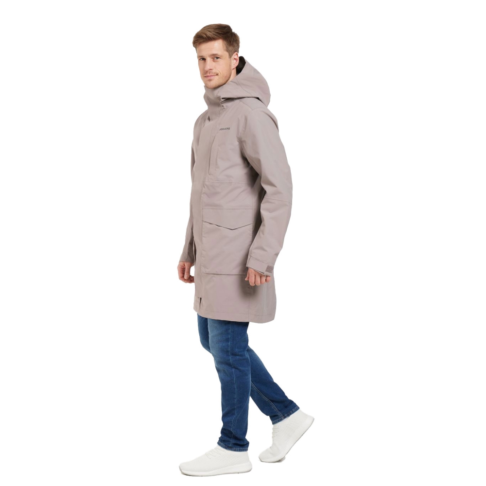 Didriksons Andreas usx Parka 2 Ash Brown 505249-F04 jassen online bestellen bij Kathmandu Outdoor & Travel