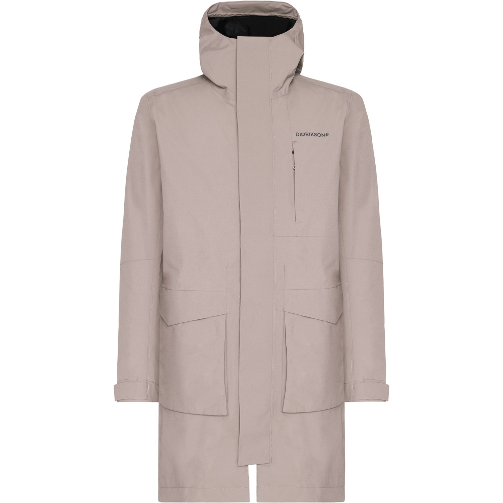 Didriksons Andreas usx Parka 2 Ash Brown 505249-F04 jassen online bestellen bij Kathmandu Outdoor & Travel